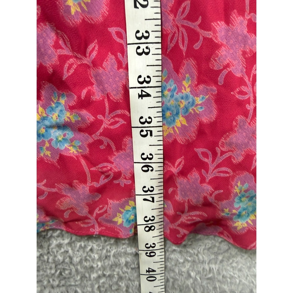 Vintage Y2K Made in USA Betsey Johnson New York Floral Slip Dress Womens Medium - Picture 3 of 9